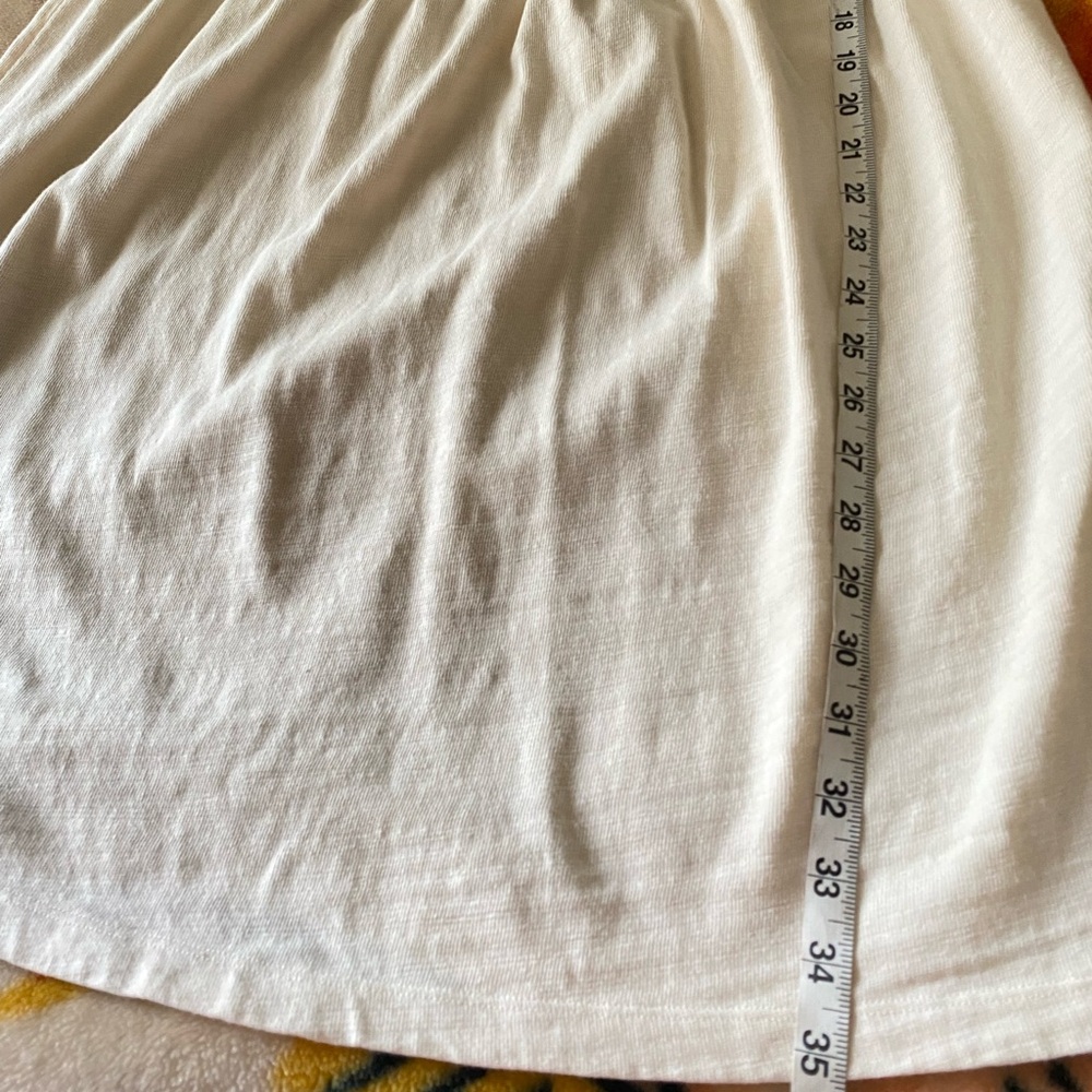 LOFT Cream Ruffle-Sleeve Mini Dress - Picture 7 of 9